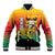 Personalized Benin National Day Baseball Jacket Leopard With Coat Of Arms - Wonder Print Shop