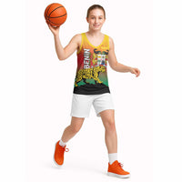 Personalized Benin National Day Basketball Jersey Leopard With Coat Of Arms - Wonder Print Shop