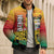 Personalized Benin National Day Bomber Puffer Jacket Leopard With Coat Of Arms - Wonder Print Shop