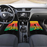 Benin National Day Car Mats Leopard With Coat Of Arms - Wonder Print Shop