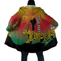 Personalized Benin National Day Cloak Leopard With Coat Of Arms - Wonder Print Shop