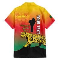 Personalized Benin National Day Hawaiian Shirt Leopard With Coat Of Arms - Wonder Print Shop