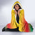 Benin National Day Hooded Blanket Leopard With Coat Of Arms - Wonder Print Shop