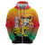 Personalized Benin National Day Hoodie Leopard With Coat Of Arms - Wonder Print Shop