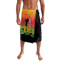 Personalized Benin National Day Lavalava Leopard With Coat Of Arms - Wonder Print Shop