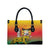 Benin National Day Leather Bag Leopard With Coat Of Arms - Wonder Print Shop
