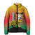 Personalized Benin National Day Padded Jacket Leopard With Coat Of Arms - Wonder Print Shop
