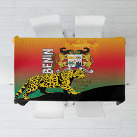 Benin National Day Tablecloth Leopard With Coat Of Arms - Wonder Print Shop