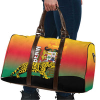 Benin National Day Travel Bag Leopard With Coat Of Arms - Wonder Print Shop