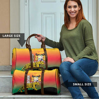 Benin National Day Travel Bag Leopard With Coat Of Arms - Wonder Print Shop