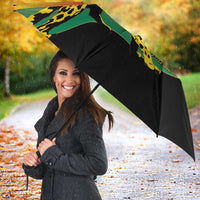 Benin National Day Umbrella Leopard With Coat Of Arms - Wonder Print Shop