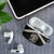 Jamaica AirPods Case Coat Of Arms With Rastafarian Lion Silver Color - Wonder Print Shop