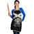 Jamaica Apron Coat Of Arms With Rastafarian Lion Silver Color - Wonder Print Shop