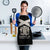 Jamaica Apron Coat Of Arms With Rastafarian Lion Silver Color - Wonder Print Shop