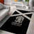 Jamaica Area Rug Coat Of Arms With Rastafarian Lion Silver Color - Wonder Print Shop
