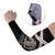 Personalized Jamaica Arm Sleeves Coat Of Arms With Rastafarian Lion Silver Color - Wonder Print Shop