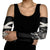 Personalized Jamaica Arm Sleeves Coat Of Arms With Rastafarian Lion Silver Color - Wonder Print Shop