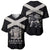 Personalized Jamaica Baseball Jersey Coat Of Arms With Rastafarian Lion Silver Color - Wonder Print Shop