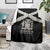 Jamaica Blanket Coat Of Arms With Rastafarian Lion Silver Color - Wonder Print Shop
