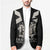 Personalized Jamaica Blazer Coat Of Arms With Rastafarian Lion Silver Color - Wonder Print Shop