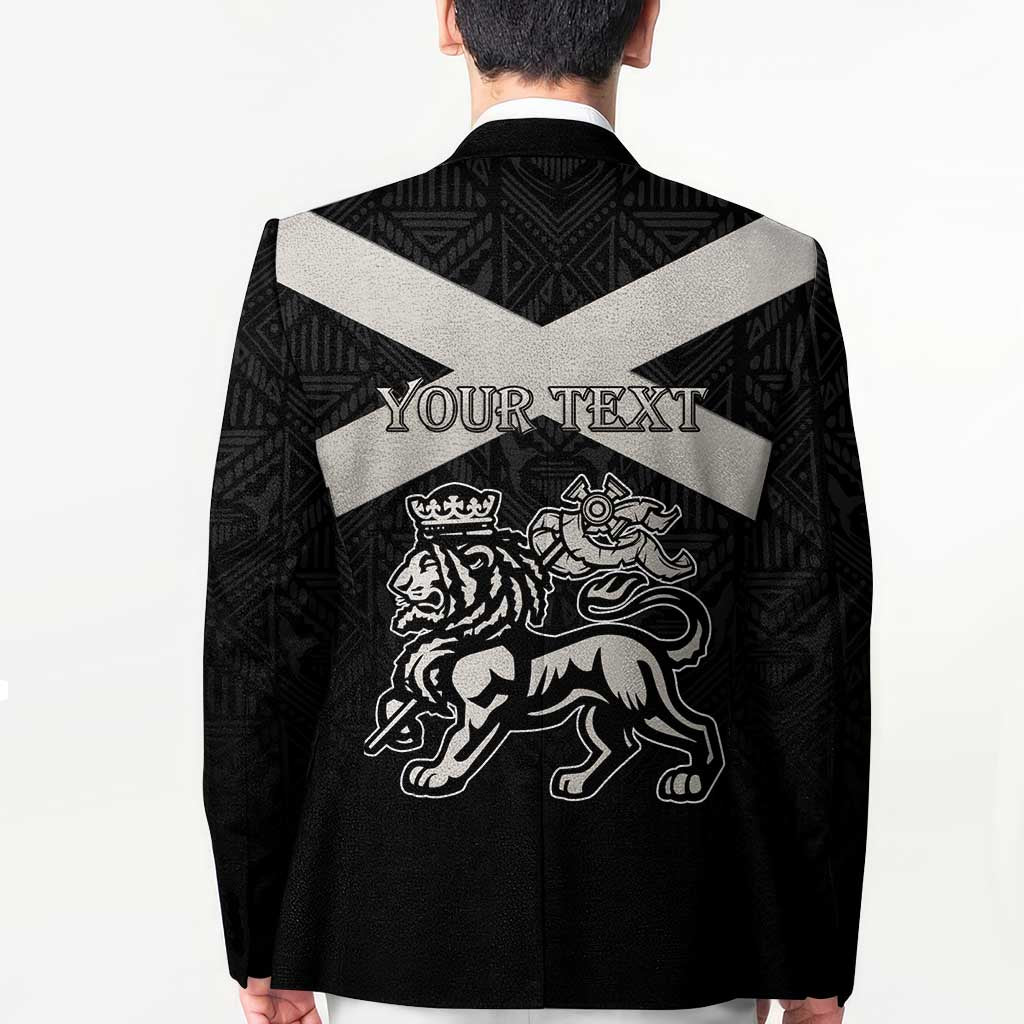 Personalized Jamaica Blazer Coat Of Arms With Rastafarian Lion Silver Color - Wonder Print Shop