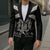 Personalized Jamaica Blazer Coat Of Arms With Rastafarian Lion Silver Color - Wonder Print Shop