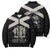 Personalized Jamaica Bomber Puffer Jacket Coat Of Arms With Rastafarian Lion Silver Color - Wonder Print Shop