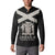 Personalized Jamaica Button Sweatshirt Coat Of Arms With Rastafarian Lion Silver Color - Wonder Print Shop