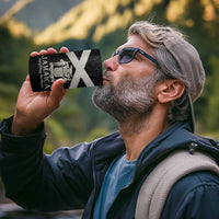 Personalized Jamaica 4 in 1 Can Cooler Tumbler Coat Of Arms With Rastafarian Lion Silver Color - Wonder Print Shop