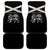Jamaica Car Mats Coat Of Arms With Rastafarian Lion Silver Color - Wonder Print Shop