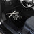 Jamaica Car Mats Coat Of Arms With Rastafarian Lion Silver Color - Wonder Print Shop