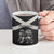 Personalized Jamaica Ceramic Mug Coat Of Arms With Rastafarian Lion Silver Color - Wonder Print Shop