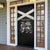 Personalized Jamaica Door Cover Coat Of Arms With Rastafarian Lion Silver Color - Wonder Print Shop