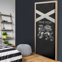 Personalized Jamaica Door Cover Coat Of Arms With Rastafarian Lion Silver Color - Wonder Print Shop
