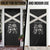 Personalized Jamaica Door Cover Coat Of Arms With Rastafarian Lion Silver Color - Wonder Print Shop