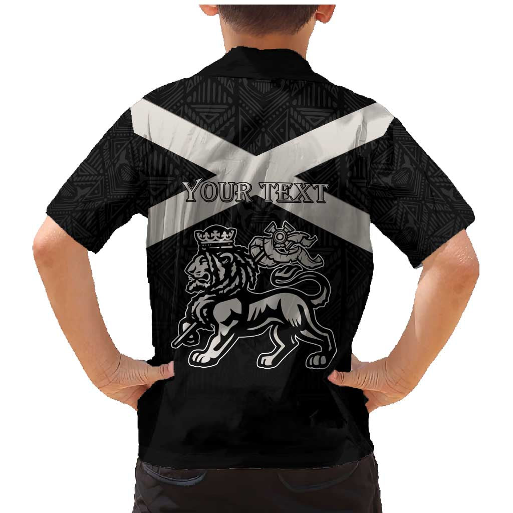 Personalized Jamaica Family Matching Mermaid Dress and Hawaiian Shirt Coat Of Arms With Rastafarian Lion Silver Color - Wonder Print Shop