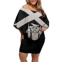 Personalized Jamaica Family Matching Off Shoulder Short Dress and Hawaiian Shirt Coat Of Arms With Rastafarian Lion Silver Color - Wonder Print Shop