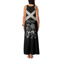 Personalized Jamaica Family Matching Tank Maxi Dress and Hawaiian Shirt Coat Of Arms With Rastafarian Lion Silver Color - Wonder Print Shop