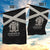 Jamaica Garden Flag Coat Of Arms With Rastafarian Lion Silver Color - Wonder Print Shop