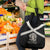 Jamaica Grocery Bag Coat Of Arms With Rastafarian Lion Silver Color - Wonder Print Shop