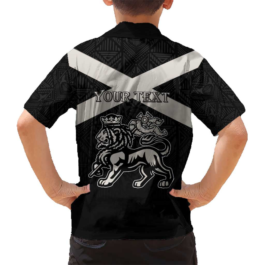 Personalized Jamaica Hawaiian Shirt Coat Of Arms With Rastafarian Lion Silver Color - Wonder Print Shop