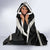 Jamaica Hooded Blanket Coat Of Arms With Rastafarian Lion Silver Color - Wonder Print Shop