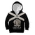 Personalized Jamaica Kid Hoodie Coat Of Arms With Rastafarian Lion Silver Color - Wonder Print Shop