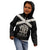 Personalized Jamaica Kid Hoodie Coat Of Arms With Rastafarian Lion Silver Color - Wonder Print Shop