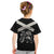 Personalized Jamaica Kid T Shirt Coat Of Arms With Rastafarian Lion Silver Color - Wonder Print Shop