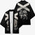 Personalized Jamaica Kimono Coat Of Arms With Rastafarian Lion Silver Color - Wonder Print Shop