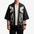 Personalized Jamaica Kimono Coat Of Arms With Rastafarian Lion Silver Color - Wonder Print Shop
