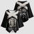 Personalized Jamaica Kimono Sleeve Blouse Coat Of Arms With Rastafarian Lion Silver Color - Wonder Print Shop