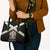 Jamaica Leather Bag Coat Of Arms With Rastafarian Lion Silver Color - Wonder Print Shop