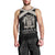 Personalized Jamaica Men Tank Top Coat Of Arms With Rastafarian Lion Silver Color - Wonder Print Shop